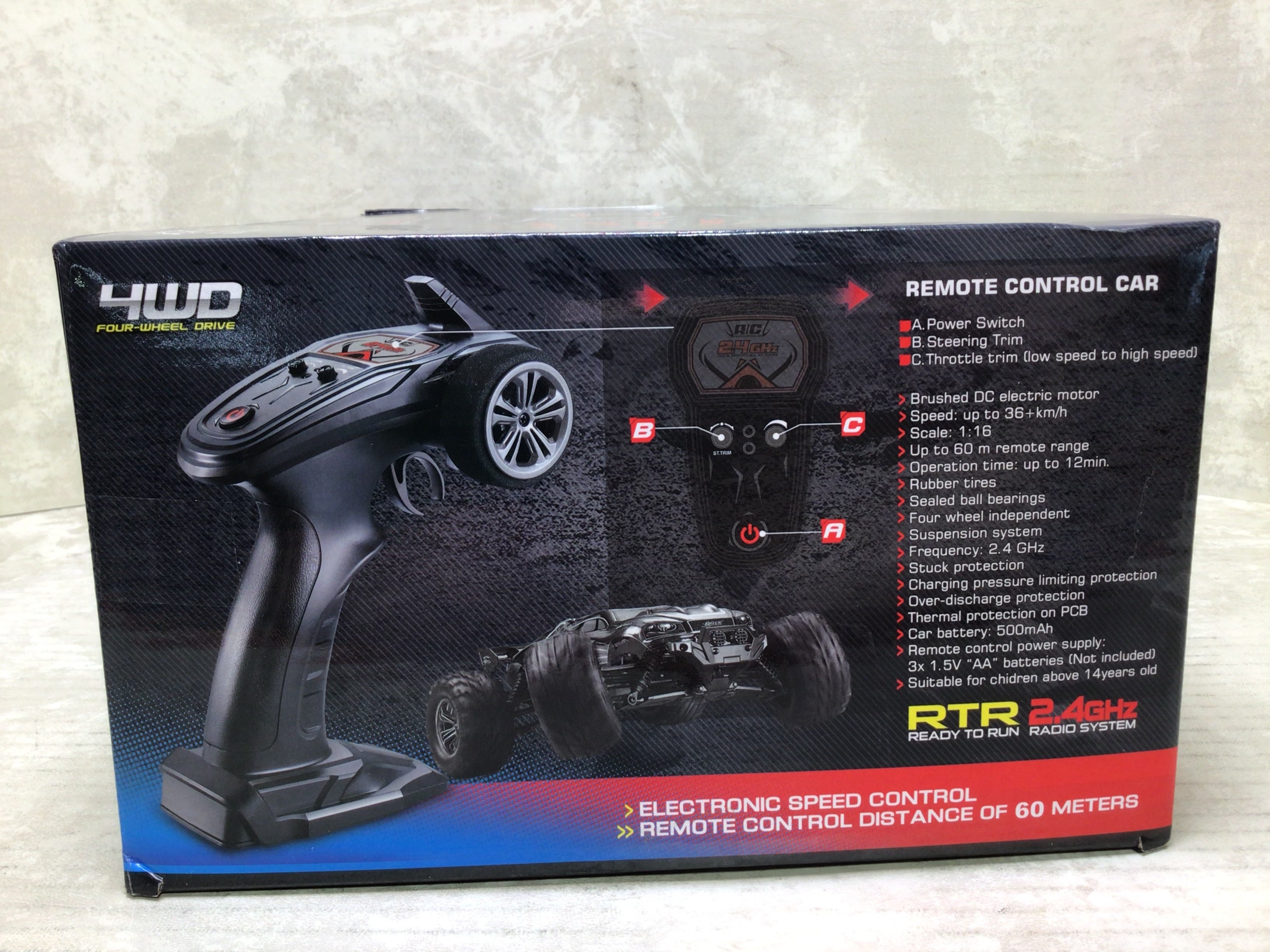 Spirit Remote Control Car 4x4 2.4GHZ IPX4 Waterproof High Performance Motor (7687917469934)